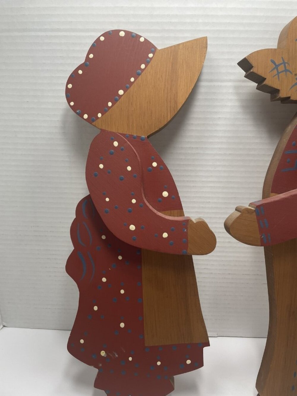 Vintage American Folk Art/Primative Silhouettes Pioneers - Picture 3 of 13
